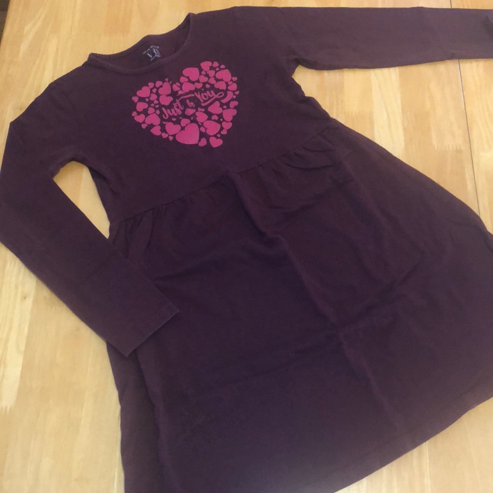 Long-sleeved cotton dress